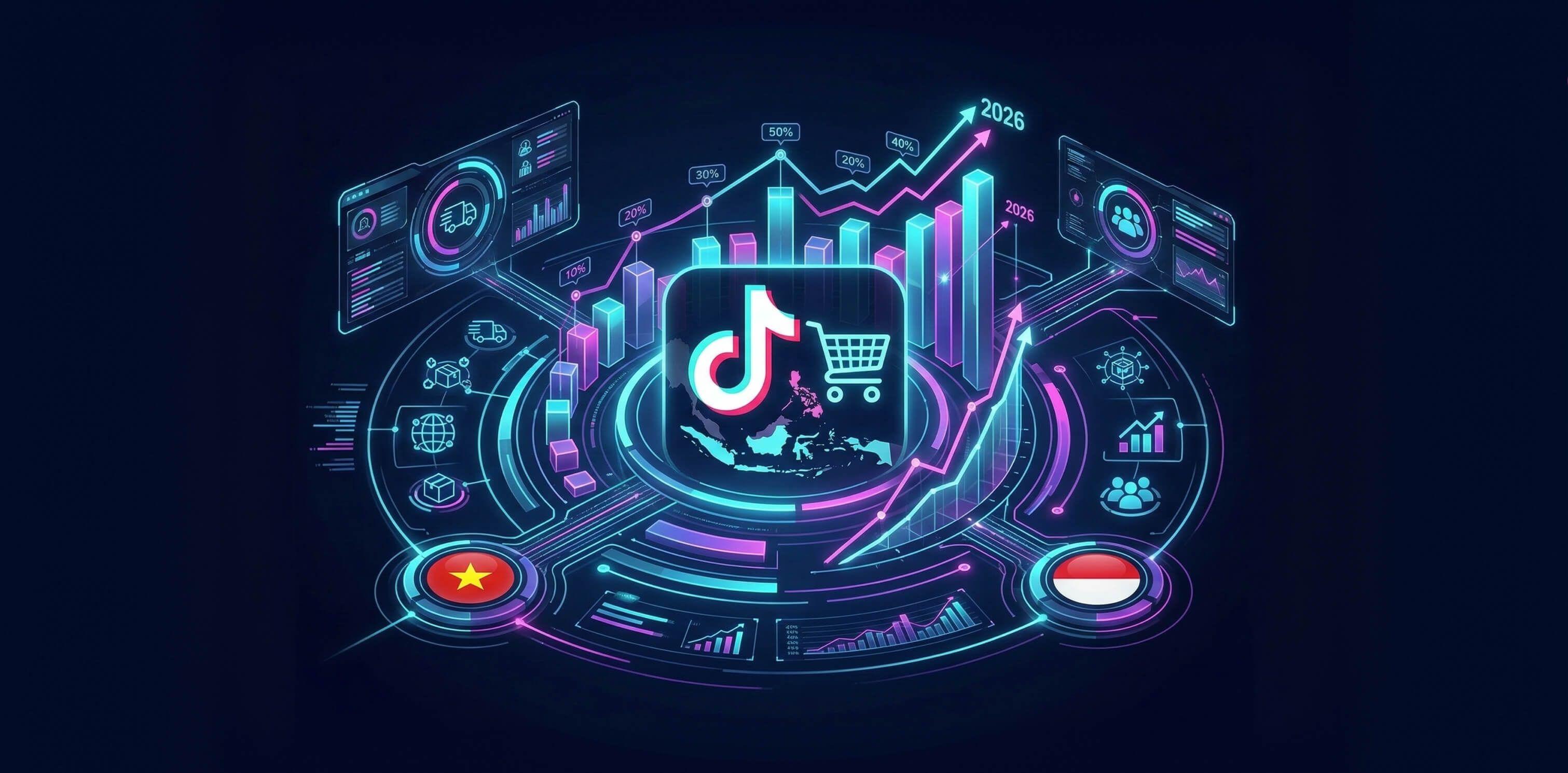 TikTok Shop Market Share in Southeast Asia: 2026 Projections for Vietnam & Indonesia